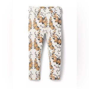 Janie and Jack Floral Print Leggings